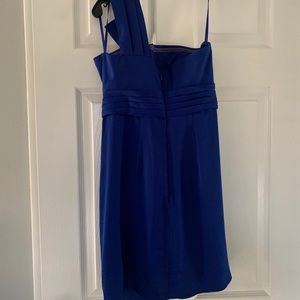 Royal blue satin BCBG dress!